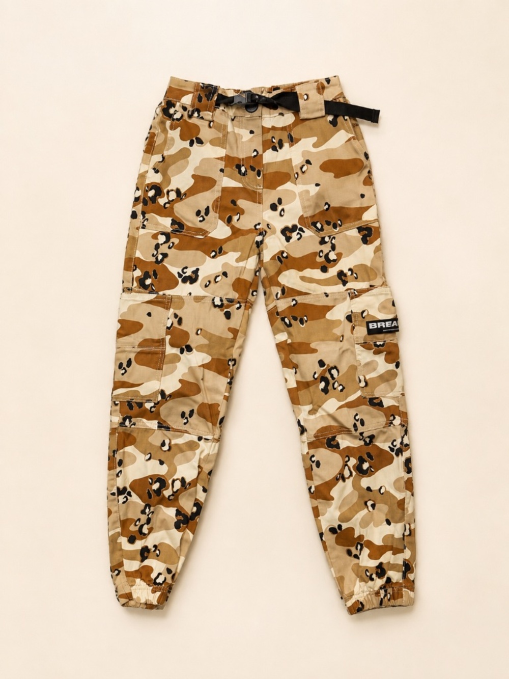 Bershka Camo Cargo Jogger Pants Size 00